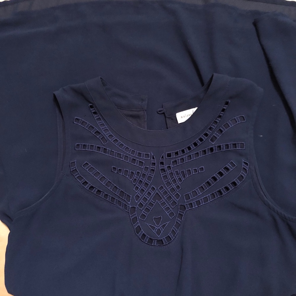 Maison Jules Navy Dress